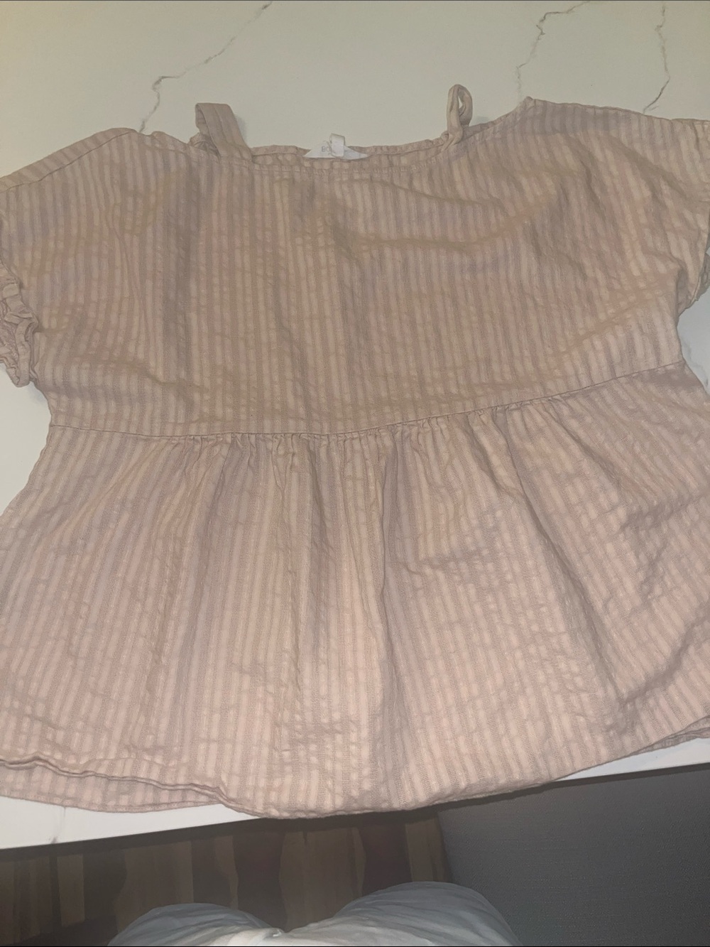 BCBGENERATION Pink Peplum Top